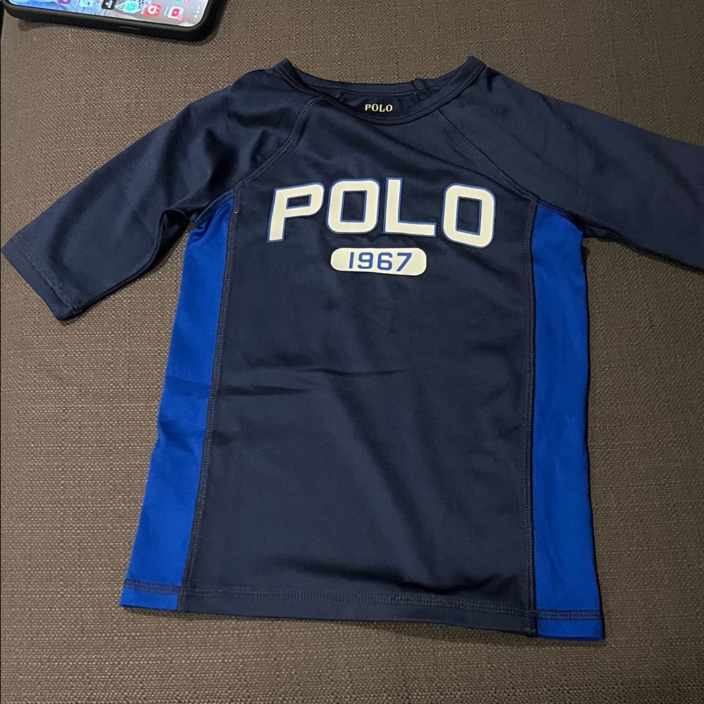 Polo by Ralph Lauren Kids Rashguard - Navy and Royal Blue